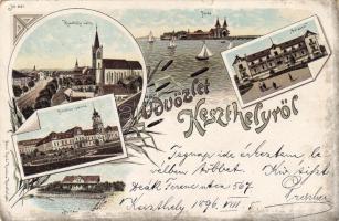 1896! Keszthely Litho (Rb)