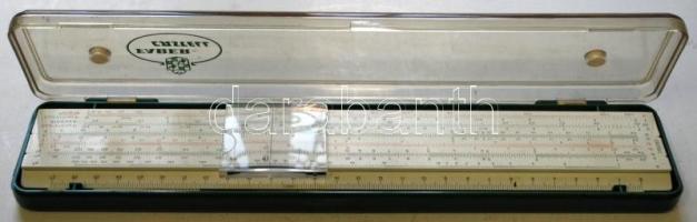 Faber Castell logarléc, eredeti tokjában, újszerű állapotban