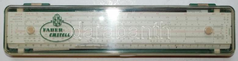 Faber Castell logarléc, eredeti tokjában, újszerű állapotban