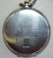 Oneka Ancre férfi másodperc mutatós zsebóra lánccal, 15 köves, működőképes, szép állapotban