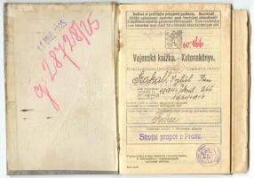 1926 Csehszlovák-magyar katonakönyv / Czeslovakian military book