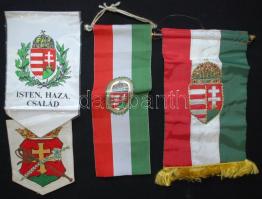 Magyar zászlók, nemzetiszín szalagok tételben / Hungarian flags