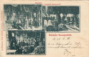 1901 Borosjenő bútorgyár hosszúcímzéses (nedvességet kapott)