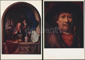 54 db modern, vegyes tematikájú művészlap