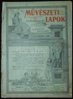 1896 Művészeti lapok 4. száma érdekes cikkekkel, köztük az új Műcsarnokról szólóval