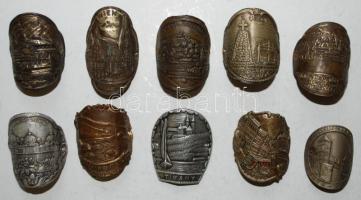 Bot jelvény 1930-1960, összesen 10 darab