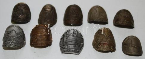 Bot jelvény 1930-1960, összesen 10 darab