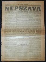 1919 A Népszava július 27.-i száma szép állapotban