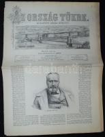 1861 Az ország tükre c. újság 19. száma 6 országgyűlési képviselő és Victor Hugo kőnyomatos képével