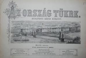 1861 Az ország tükre c. újság 19. száma 6 országgyűlési képviselő és Victor Hugo kőnyomatos képével
