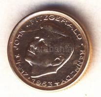 Amerikai Egyesült Államok 1963. "J.F. Kennedy" modern mini Au pénz (1.95g/0.333) minőségű ...
