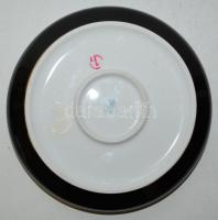 Szász Endre u.: Arcok c. Hollóházi porcelán bonbonnier, jelzett / 
Faces designed by Endre Szasz Hol...