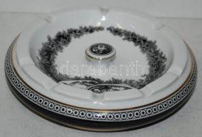Szász Endre után  Hollóházi porcelán hamutál d:17 cm