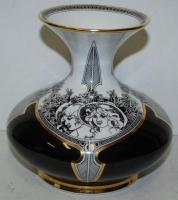 Szász Endre után Hollóházi porcelán váza / Hollohaza chinaware vase 15 cm