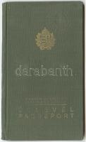 1939 Keményfedelű útlevél hiányzó fényképpel