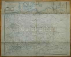 cca 1930 Európa vasúti térképe / Railroad map of Europe 70x60