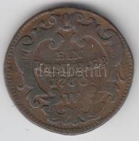 Ausztria/lengyel verdejel 1760W 1Kr "I. Ferenc" T:3
Austria/Polish mintmark 1760W 1 Kreuze...
