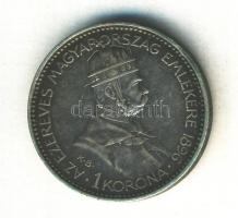 1896KB. 1K Ag "Millenium" T:2- patina