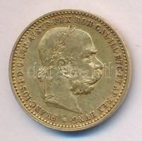 Ausztria 1896. 10K Au "Ferenc József" (3.37g/0.900) T:2/2-
Austria 1896. 10 Corona Au &quo...