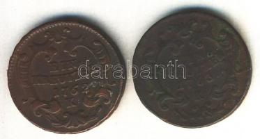 1762K-1763K 1Kr "Mária Terézia" (2x) T:2,3