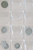 Vegyes magyar és osztrák középkori Ag denár és krajcár gyűjtemény berakóban, összesen 23db klf érmév...