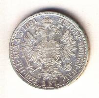 Ausztria 1891. 1Fl Ag T:2- Austria 1891. 1 Florin Ag C:VF