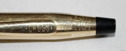 A.T Cross aranyozott toll, működik/vintage A.T. Cross,working ballpoint pen in gold filled,yellow