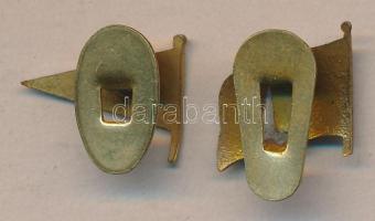 DN. 2db klf zománcozott gomblyukjelvény T:1-