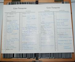 Diafilmtartó faládika diákkal / 
Wooden box with reversal films