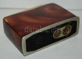 cca 1970 Asztali öngyújtó / 
Vintage table lighter, 8x6x2,5cm