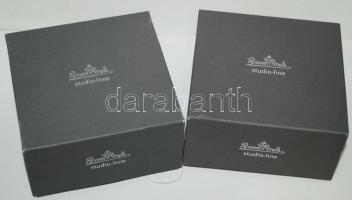 Két darab Rosenthal Cupola kávéscsésze, eredeti dobozában, kis füzettel, hibátlanok