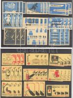 1950-1960 kb. 100 db magyar gyufacímke