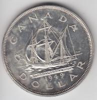 Kanada 1949. 1$ Ag "Terra Nova" T:2
Canada 1949. 1 Dollar Ag "Terra Nova" C:XF