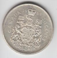 Kanada 1964. 50c Ag "II. Erzsébet" T:2
Canada 1964. 50 Cents Ag "Elizabeth II" C...