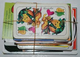 160db modern kártyanaptár