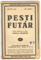 1937 Pesti futár, bulvár lap, érdekes írásokkal, apró szakadásokkal