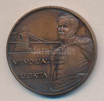 2001. "Bécs-Budapest Supermarathon / Széchenyi István Memorial Regatta" Br emlékérem (42,5mm) szign.: MM T:2