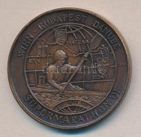 2001. "Bécs-Budapest Supermarathon / Széchenyi István Memorial Regatta" Br emlékérem (42,5...