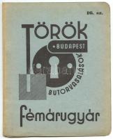 Török fémárugyár, bútorvasalások katalógusa