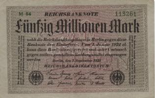 Német Birodalom/Weimari Köztársaság 1923. 500.000.000M (3x) klf színváltozatok T:II-
Germany-Weimar ...