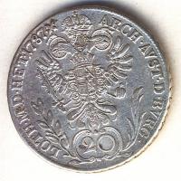 Ausztria/magyar verdejel 1787E 20Kr Ag "II. József" T:3