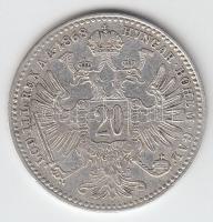 Ausztria 1868. 20Kr Ag T:2-/3
Austria 1868. 20 Kreuzer Ag C:VF/F