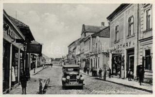 Rimaszombat the shop of Lipthay, automobile