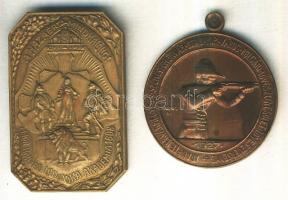 1927. Székesfehérvár Szabad királyi Város Polgári Lövész Egyesület Br érem (38mm) szign.: Ludvig Bp....