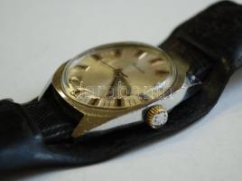 Mechanikus Ruhla óra jó állapotban bőrszíjjal