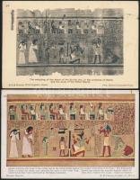 1928 British Museum, Egyiptomi gyűjtemény - 4 db régi képeslap jó állapotban