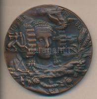 Spanyolország 1986. "100 éves a Kereskedelmi és Hajózási Iparkamara" Br emlékérem (80mm) T...