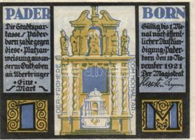 Német Birodalom/Weimari Köztársaság / Paderborn 1921. 50Pf + 75Pf + 1M T:I,II