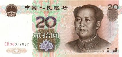 Kína 1999. 20Y Mao Tse-Tung T:I China 1999. 20 Yuan Mao Tse-Tung C:UNC