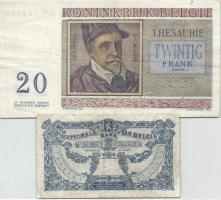 Belgium 1920. 1Fr + 1956. 20Fr T:III
Belgium 1920. 1 Franc + 1956. 20 Francs C:F